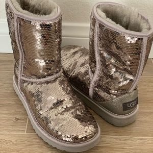 Sequin UGG boots